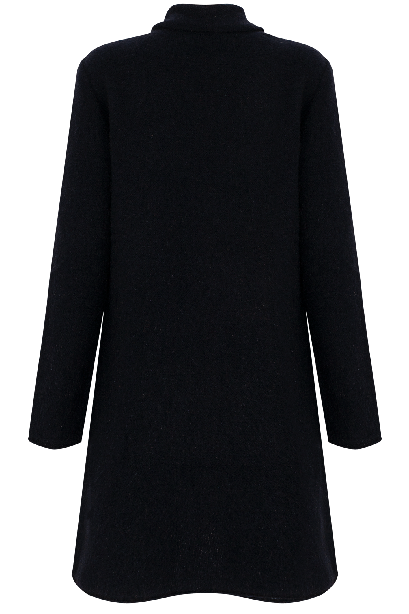 Fully Fashioned extra lange Schalkragenjacke 
