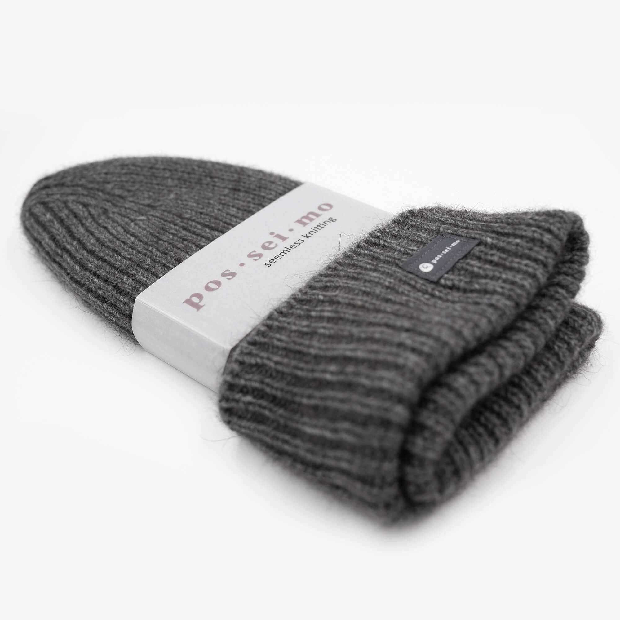 Beanie mit Umschlag - seamless knitting