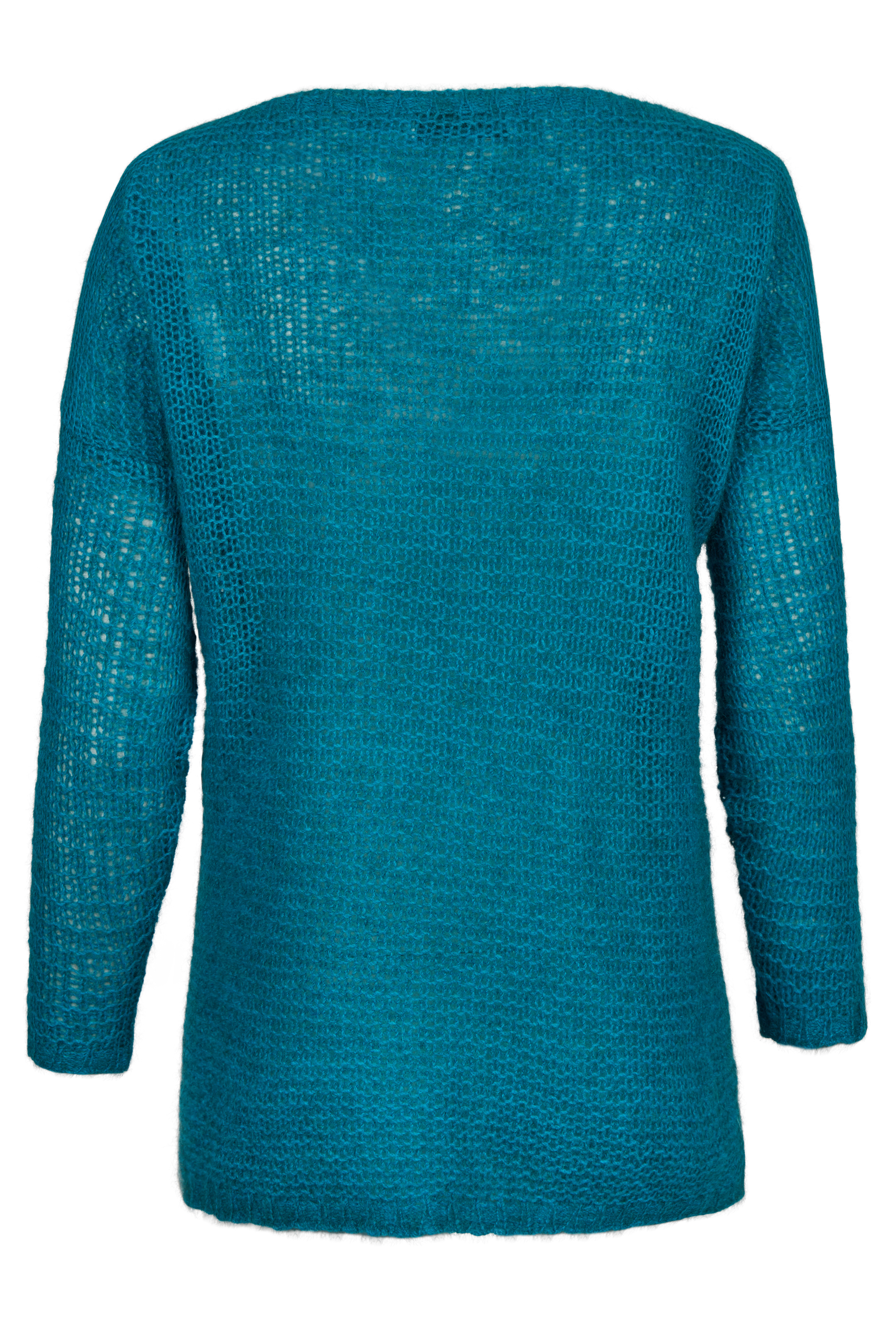 Rundhalspullover Grobstrick Oversize