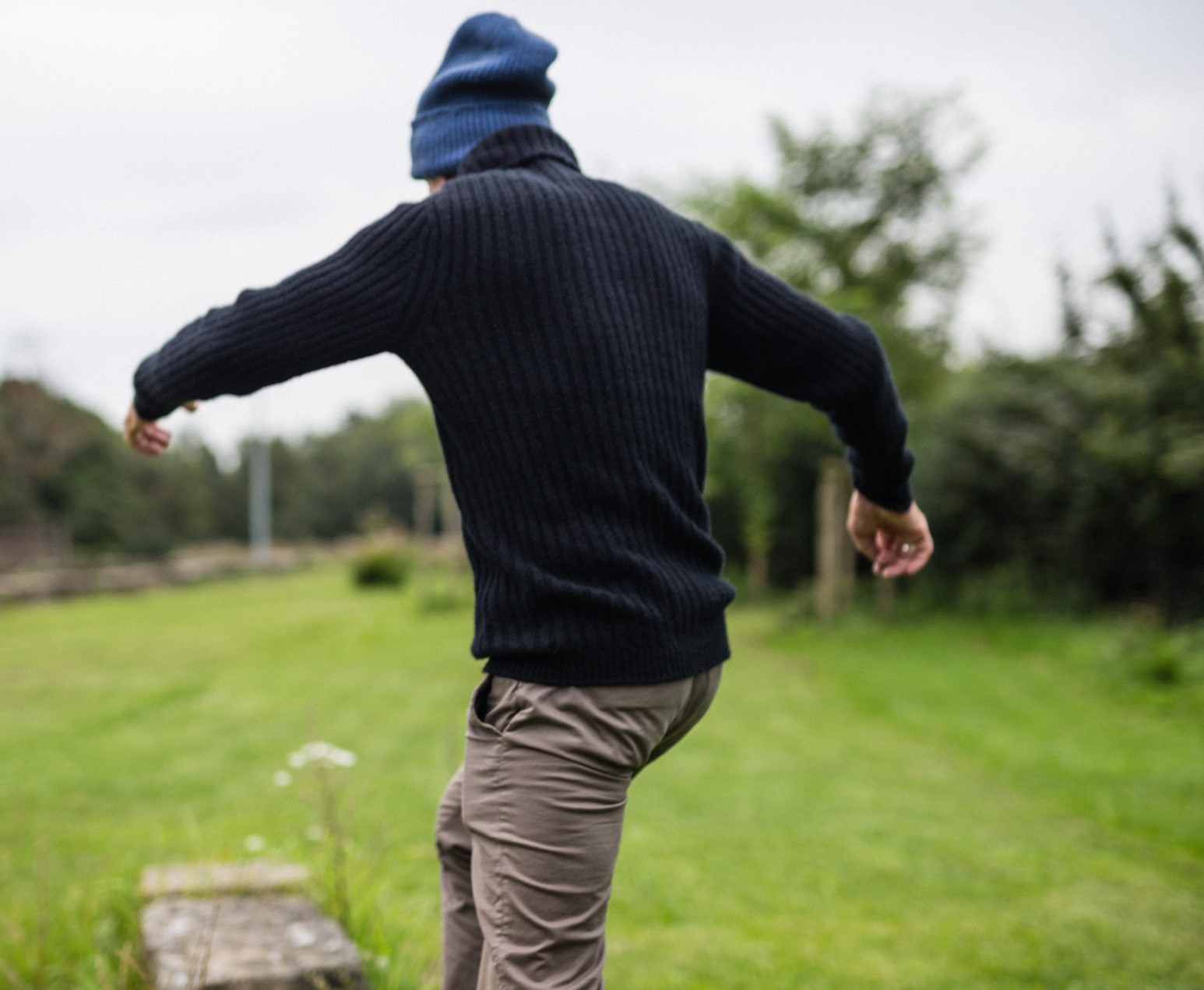 Beanie mit Umschlag - seamless knitting