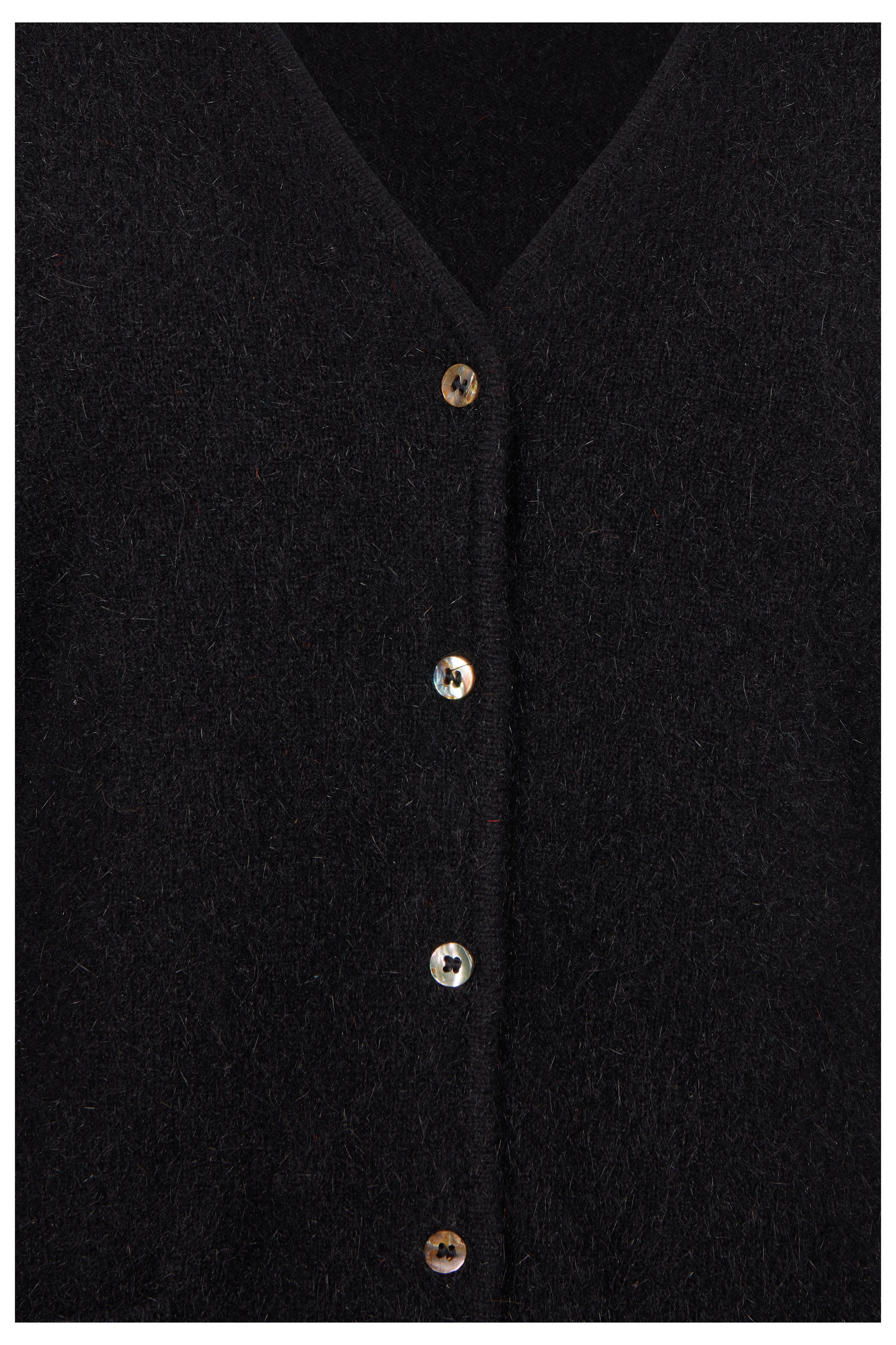 V-Jacke mit PAUA-Knöpfen