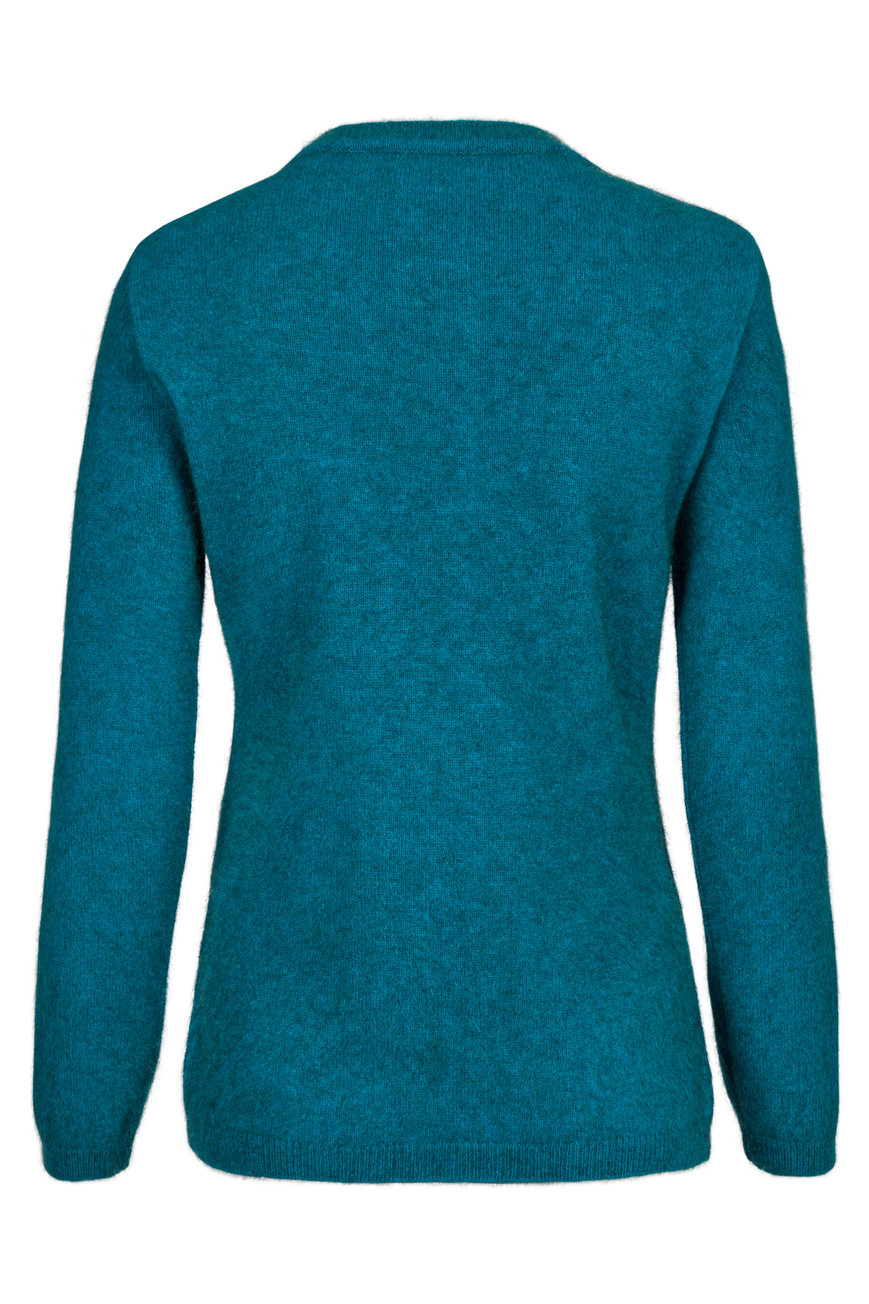 Rundhalsjacke mit Reißverschluss